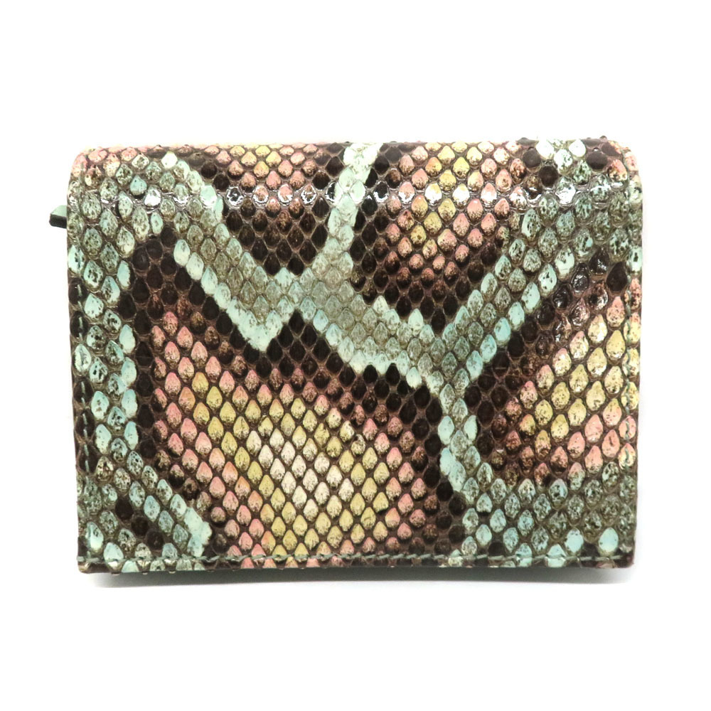 Gucci Multicolor Snakeskin Gg Python Mint Green W… - image 3